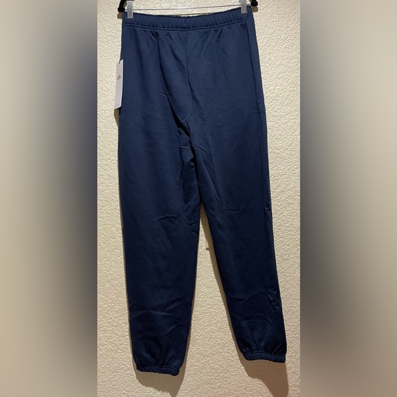 Alo Yoga NWT Accolade High Waist Jogger Sweatpants Navy Blue Size L - Picture 10 of 12